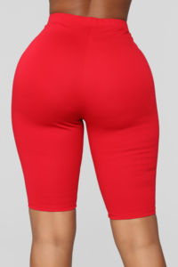 Women's High <b>Waisted</b> Skinny Biker Shorts Sports Bra Workout Set Plaid Colored Quick Dry Breathable Spandex/Polyester OEM Service - Product Image 4