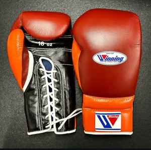 Guantes de Boxeo de Piel de Alta Calidad al por Mayor, Hechos a Medida, Diseño OEM, Guantes de Sparring con Cordones, los Mejores Guantes de Entrenamiento - Product Image 1