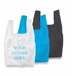 Sacs de courses en plastique imprimés de marque, excellents, droits, durables, petits et de qualité supérieure - Product Image 1