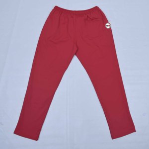 Customized Embroidered Red Drawstring Hip Hop Pants Mid Waist Full Length Casual Autumn Men Women's Knitted Polyester <b>Trousers</b> - Product Image 2