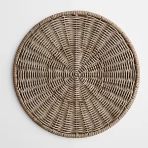 Extra Large Rattan <b>Table</b> Charger Heat Resistant Eco-Friendly Placemat for Dining <b>Table</b> <b>Protection</b> - Product Image 2
