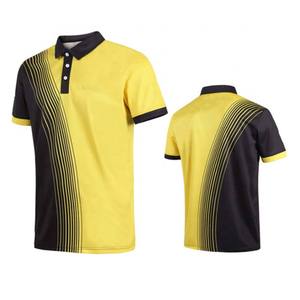 Camisetas de Golf de Manga Corta para Hombre, de Secado Rápido, Material Personalizado, al por Mayor, Ropa Deportiva Activa, sin Cuello - Product Image 2