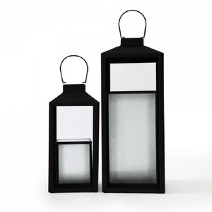 Prime Quality <b>Black</b> Metal Hanging <b>Lantern</b> Christmas Home Garden Decoration Modern Design Durable Eco-Friendly Indoor Event Decor - Product Image 1
