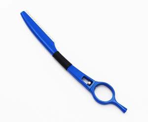 Rasoir professionnel IKZARSA pour barbier, lame en acier inoxydable, manche en caoutchouc noir, lame simple pour la coupe de la barbe et des cheveux masculins, salon de coiffure - Product Image 2