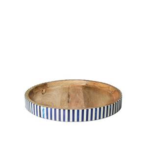 Premium Bone Inlay Serving Tray With Modern Design For Serving Drinks Food And Refreshments At Home - Product Image 2