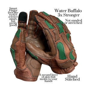 Guantes Tácticos de Caza de Cuero Genuino Personalizados, Guantes de Alto Rendimiento para Tiro y Campo al Aire Libre - Product Image 6