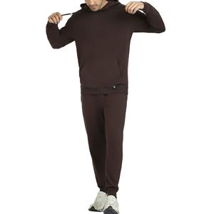 ชุดวอร์มสำหรับผู้ชายชุดวอร์มและกางเกงมีฮู้ดสำหรับผู้ชายเสื้อวอร์มแขนยาวพิมพ์โลโก้ได้ตามต้องการ - Product Image 1