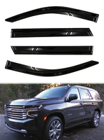 Deflectores de Viento para Chevrolet Tahoe 2021 en Adelante, Parasol, Protector de Lluvia, Visera para Ventana de Puerta, Protección y Decoración