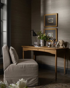 Lámpara de Mesa de Latón Pulido de Diseño con Pantalla de Tela Extraíble, Diseño Moderno para Diwali e Iluminación del Hogar y Hoteles - Product Image 4