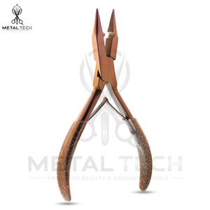 Meilleure vente 2026 : Pince professionnelle pour extensions capillaires, outils en acier inoxydable pour l'installation et le retrait avec étui noir - Product Image 2
