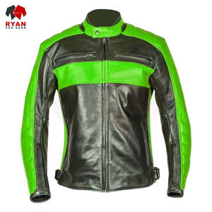 Veste en cuir pour homme, qualité supérieure, couleur unie, logo personnalisé, grande taille, fabrication OEM ODM - Product Image 3