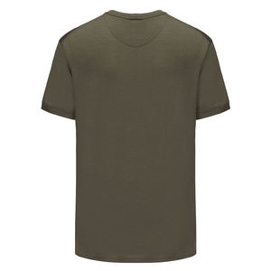 T-shirt de sport à manches courtes en laine mérinos de qualité supérieure, col rond, séchage rapide, pour hommes - Product Image 2