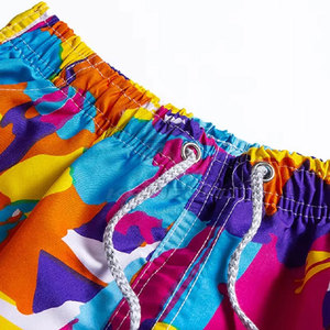 Pantalones Cortos de Playa para Hombre, Personalizados, Cintura Media, 100% Algodón, Sólidos, Casuales, Sublimados, de Secado Rápido, Elegantes, para Verano - Product Image 6