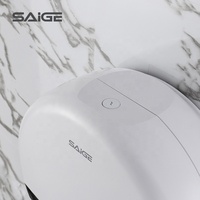 Dispensador de Papel Higiénico Moderno de Pared, Ecológico, de ABS, Marca Saigood, con 1 Año de Garantía, para Uso en Hoteles y Baños
