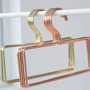 ไม้แขวนกางเกงแบบพรีเมียมสำหรับงานหนัก ป้องกันการลื่นไถล ทำจากทองแดง สำหรับกางเกงยีนส์ กางเกงขายาว กระโปรง พร้อมราวแขวนผ้า ผลิตจากสแตนเลสสตีลผิวเรียบ อุปกรณ์ซักรีด - Product Image 2