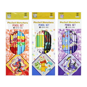 Set de Lápices Pokemoned, 8 Piezas, 12 Cajas, Lápices de Grafito Coreanos para Niños, Material Escolar, Anime, Venta al Por Mayor - Product Image 1