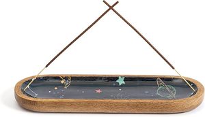 Premium Wooden Ash Catcher Cheap Rate Elegant Incense Holder <b>Tray</b> for Agarbatti Ash Collection and Use - Product Image 4