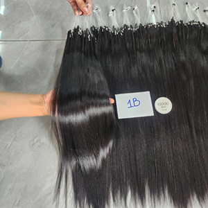 ผมต่อ GUGU HAIR แท้ 100% ผมเวียดนามแบบดิบ ไม่ผ่านการทำสี  แบบตรง H6  ขนาด 18-22 นิ้ว  หนังกำพร้าผมครบถ้วน  ต่อแบบด้วยเครื่องจักร  แบบสองชั้น - Product Image 1