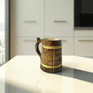 แก้วเบียร์อะคาเซียและมะม่วงแก้วเซรามิกสำหรับเจ้าบ่าวของขวัญและของที่ระลึกจาก Falak World Export - Product Image 3