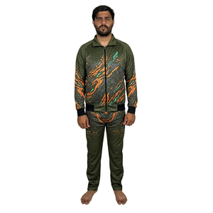 Top Selling Breathable Sublimation Autumn <b>Track</b> <b>Suits</b> Plus Size Low MOQ High Quality OEM Manufacturer Fleece Tracksuit - Product Image 1
