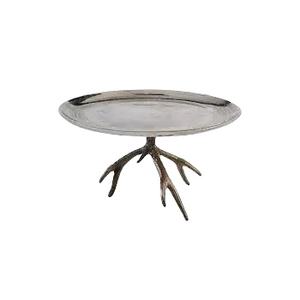 ตกแต่งเงินตกแต่งการออกแบบที่ทันสมัยโลหะผู้ถือเค้กเครื่องมือที่ทันสมัยยืนเค้กสำหรับบ้านโรงแรมร้านอาหารเค้กถาด - Product Image 1