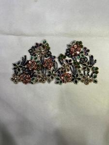 Wholesale Handmade Combination Style Nonwoven Felt Embroidery Flower Patches New Design Custom <b>Beaded</b> Fabric Applique Trims - Product Image 4