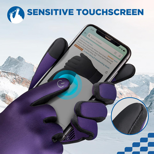 Meilleurs gants de course populaires coupe-vent antidérapants en polaire pour l'hiver, la course à pied, le vélo, la randonnée, la conduite et la marche - Product Image 6