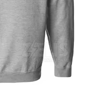 Sweat-shirts à fermeture éclair durables pour hommes en tissu mélangé de coton pour un confort quotidien en extérieur - Product Image 6