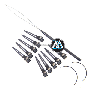 Hair <b>Extension</b> Tools Kit Tape in Hair <b>Extension</b> Pliers <b>Beads</b> Crusher and Removing Pliers - Product Image 6