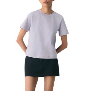 Women Cotton T Shirt Casual Soft Loose Fit Short Sleeve Crew Neck Basic Tee OEM ODM Manufacturer Custom Wholesale Bulk Wear - Product Image 5