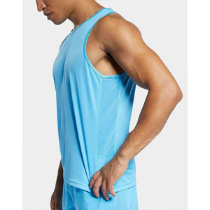 Men Gym Singlet Fit Tank <b>Tops</b> Fitness Workout Shirt Spandex Custom Design Men Gym Workout Tank <b>Top</b> Set from pakistan - Product Image 4