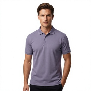 Polo de Manga Corta Verde Oscuro para Hombre, Logotipo Bordado, Tela Oxford Transpirable, Estilo Casual, Polo Pique con Spandex - Product Image 2