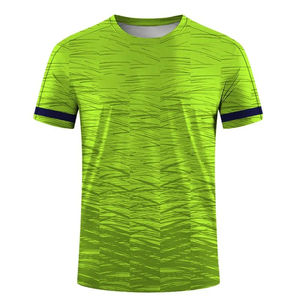 Maillot de football professionnel à motif uni, logo personnalisé, tissu léger et durable, respirant, pour entraînement et matchs, homme - Product Image 2