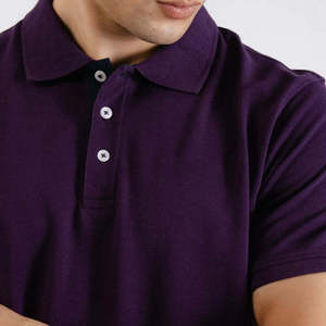 Polo pour homme 100% coton, manches courtes, respirant, tricoté, coupe classique, logo personnalisé, OEM, vente en gros - Product Image 2