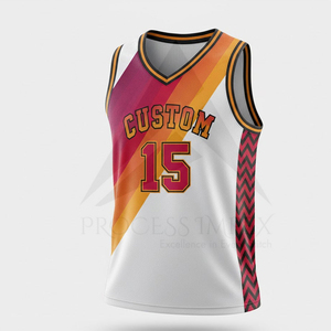 Maillot de basket sublimé, uniforme d'équipe personnalisé, respirant, anti-humidité, sans manches, vêtements de sport - Product Image 1