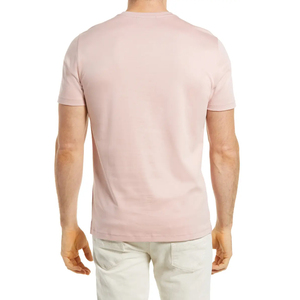 T-shirt athlétique col en V pour homme, personnalisé en usine, en coton doux, fabricant de t-shirts col en V pour homme, fournisseur de t-shirts de sport col en V pour homme, sur mesure - Product Image 4