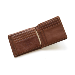 High Quality Wholesale Men Fashion Custom Design and logo Genuine Leather Boys Violet Purse Men <b>Wallet</b> - Product Image 3