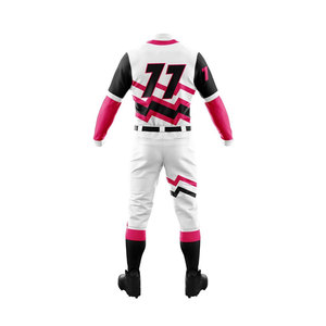 Ensemble de sport imprimé numérique de qualité supérieure, uniforme de baseball respirant avec panneaux en maille, tenue athlétique, uniforme de baseball - Product Image 6