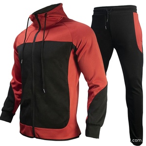 Altr Brothers Modern Solid Winter Casual Hooded 2 1 Leopard Fleece Tracksuit Men Lightweight <b>Polyester</b> Cotton <b>Jogger</b> Set - Product Image 6