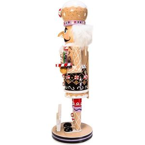 Kurt Adler Schiaccianoci di Natale in Legno da 16 Pollici, Figurina Decorativa Marrone/Beige (Colore Potrebbe Variare) - Product Image 3