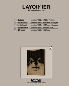 Álbumes de BTS V (Layover) Versión Weverse, Versión K-Pop, CD de Plástico y Papel, Idioma Coreano, Para Todas las Edades, BW-154 KR - Product Image 4