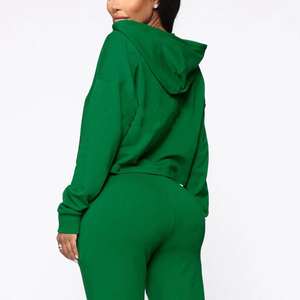 Sudaderas con Capucha de Felpa de Alta Calidad, de Algodón Liso, Grueso, Unisex, Personalizadas, para Mujer, Tallas Grandes - Product Image 4