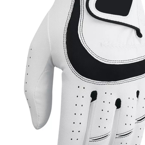 Gants de golf en cuir véritable de haute qualité avec logo personnalisé, respirants, réglables, légers, à doigts entiers, pour hommes et femmes - Product Image 6