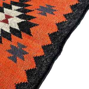 Cozy and Stylish Home Decor Hand Woven Jute-Woolen Kilim Runner <b>Rug</b> for Living Room Bedroom & Study - Product Image 5