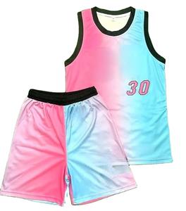 Maillot de basket-ball unisexe personnalisé de haute qualité en gros, ensemble de sublimation pour le football, impression de logo personnalisé, broderie sur le haut - Product Image 1