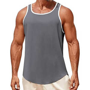 Gym Wear <b>Men</b> Workout Tank Tops Athletic Sleeveless <b>Singlet</b> Vintage Regular Fit Fitness Training Vests <b>Men</b> Tank Top - Product Image 4
