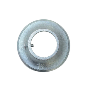 1-1/4" OD Cast Iron Galvanized Pipe <b>Wall</b> <b>Plate</b> for Fire Protection System - Product Image 3