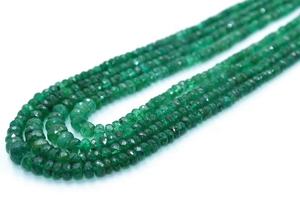 สร้อยคอหยกแซมเบียธรรมชาติทรงรอนเดลล์ 4 เส้น ขนาด 17-20 นิ้ว เม็ดขนาด 5.5 มม. ของขวัญสำหรับเธอ - Product Image 6