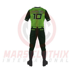 Vêtements d'équipe sportive, uniforme de baseball confortable à coupe régulière, fabrication professionnelle, ensemble d'uniformes de baseball à manches courtes - Product Image 3