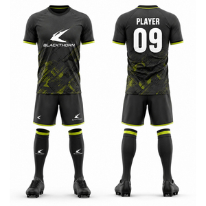 Camiseta de Fútbol para Hombre, Cuello Redondo, Sublimación Completa, Manga Corta, Elástica en Cuatro Direcciones, Transpirable, Ecológica, Ajuste Atlético - Product Image 2